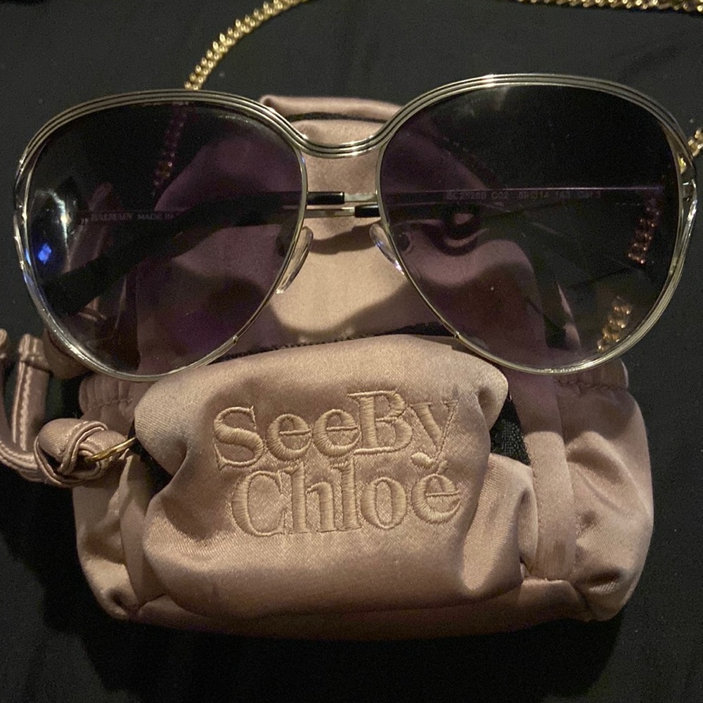 Balmain dark tint sunglasses